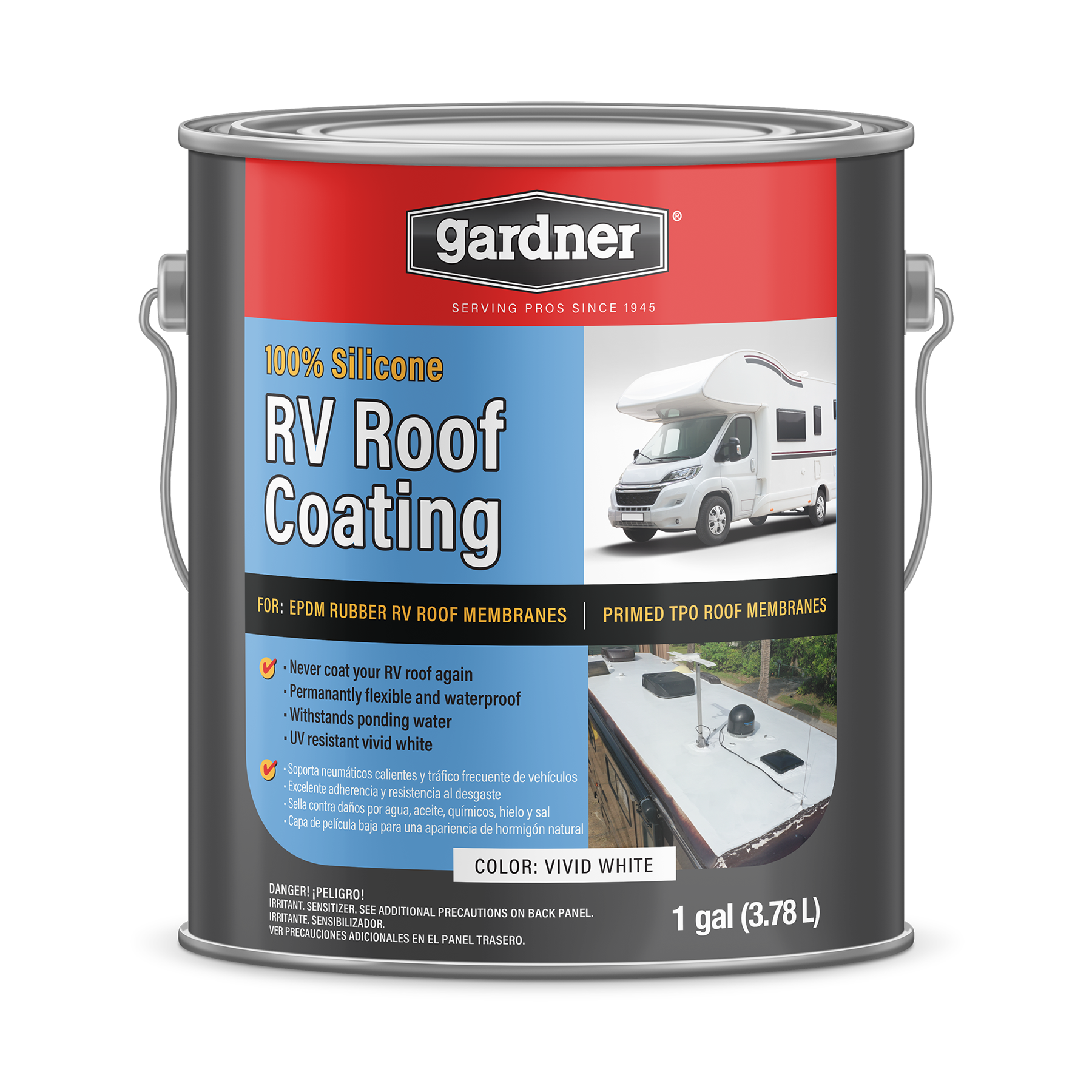 Gardner® 100% Silicone RV Roof Coating – Gardner-staging