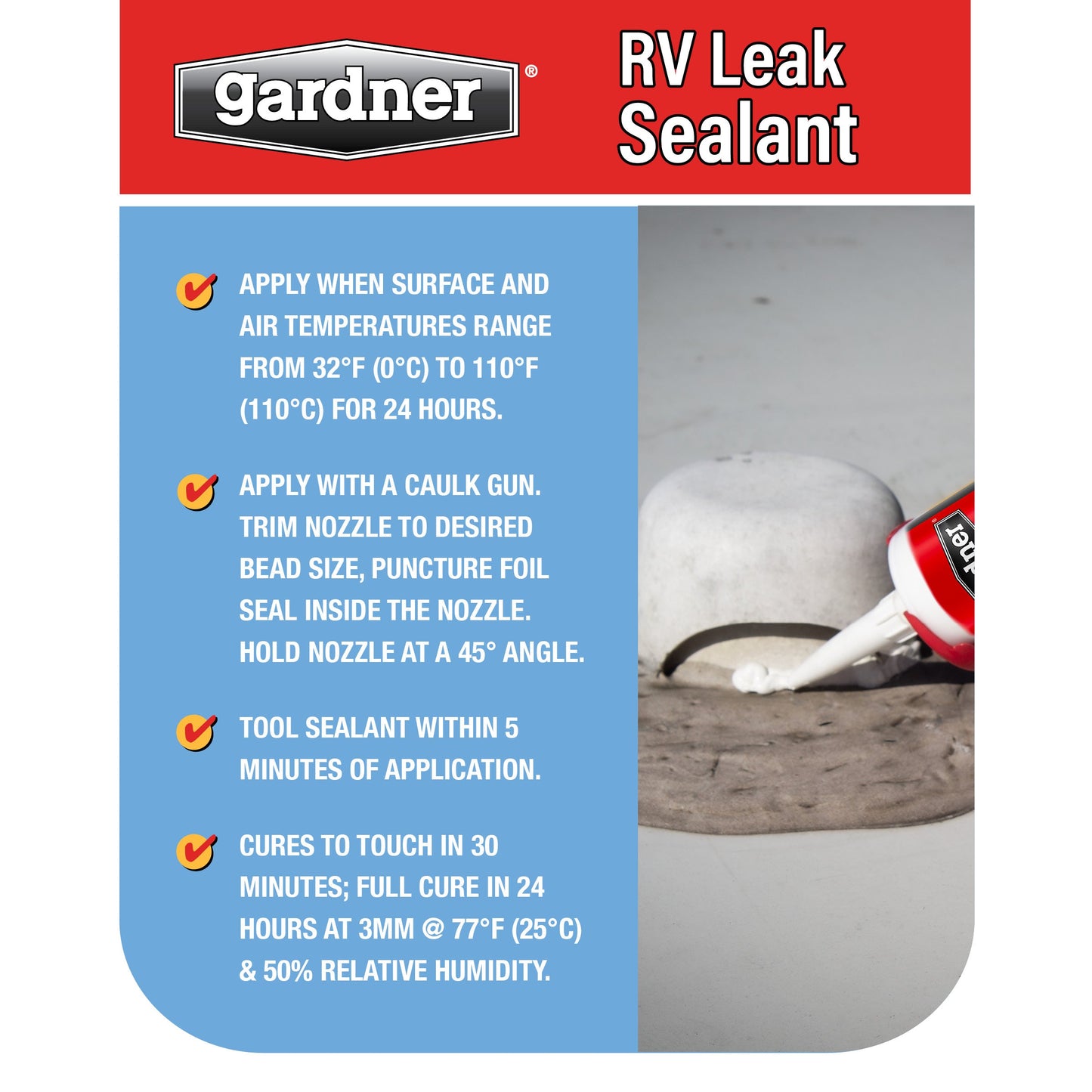 Gardner® RV Leak Sealant