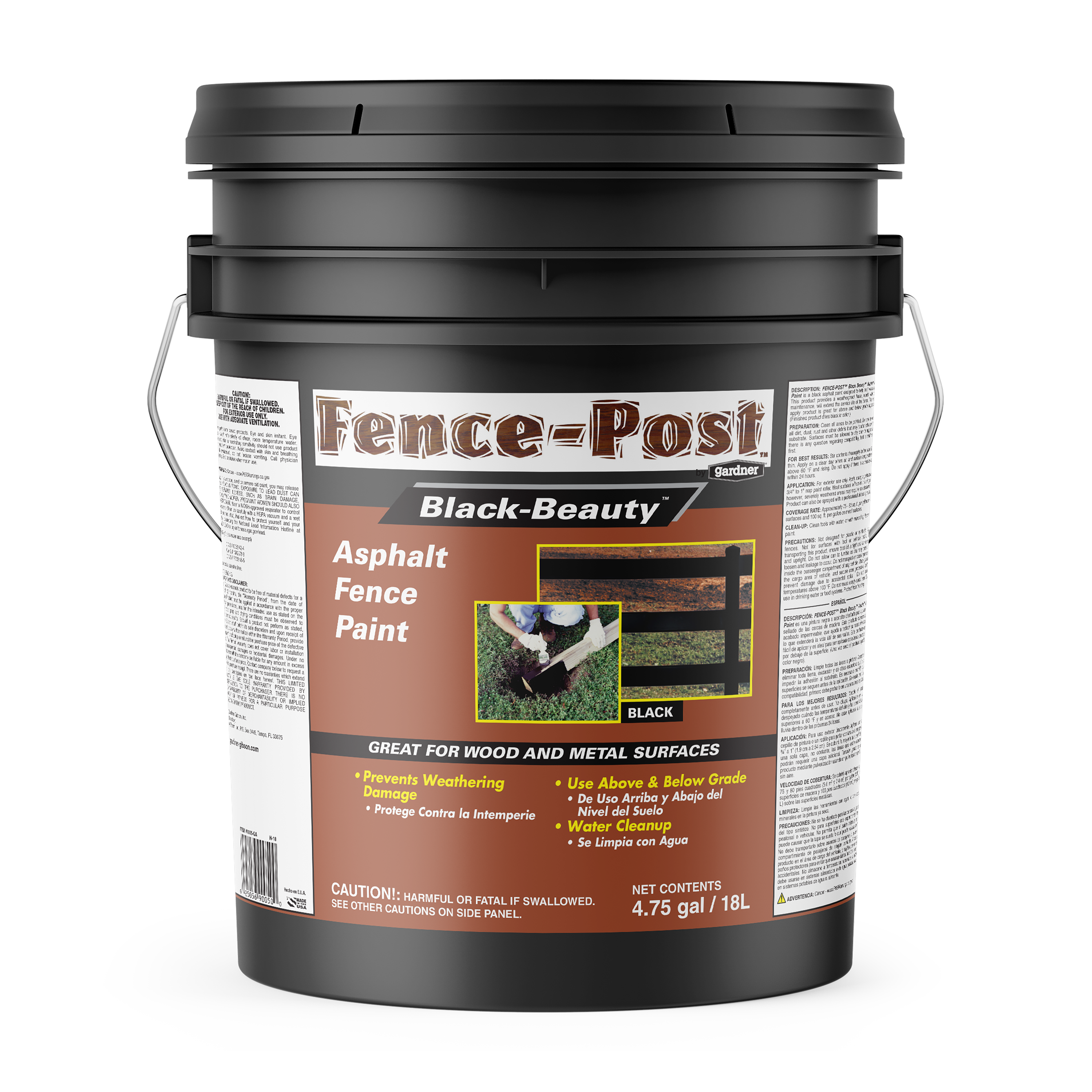 Gardner® Black Beauty Asphalt Fence Paint – Gardner-staging