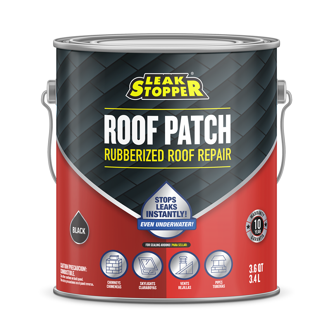 Leak Stopper® Rubberized Roof Patch