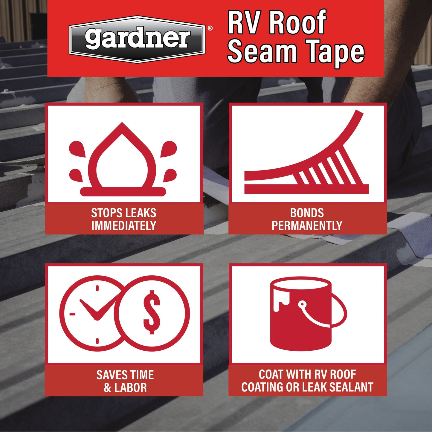 Gardner® RV Roof Seam Tape