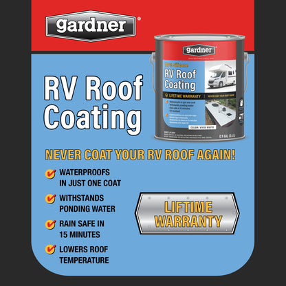 Gardner® 100% Silicone RV Roof Coating