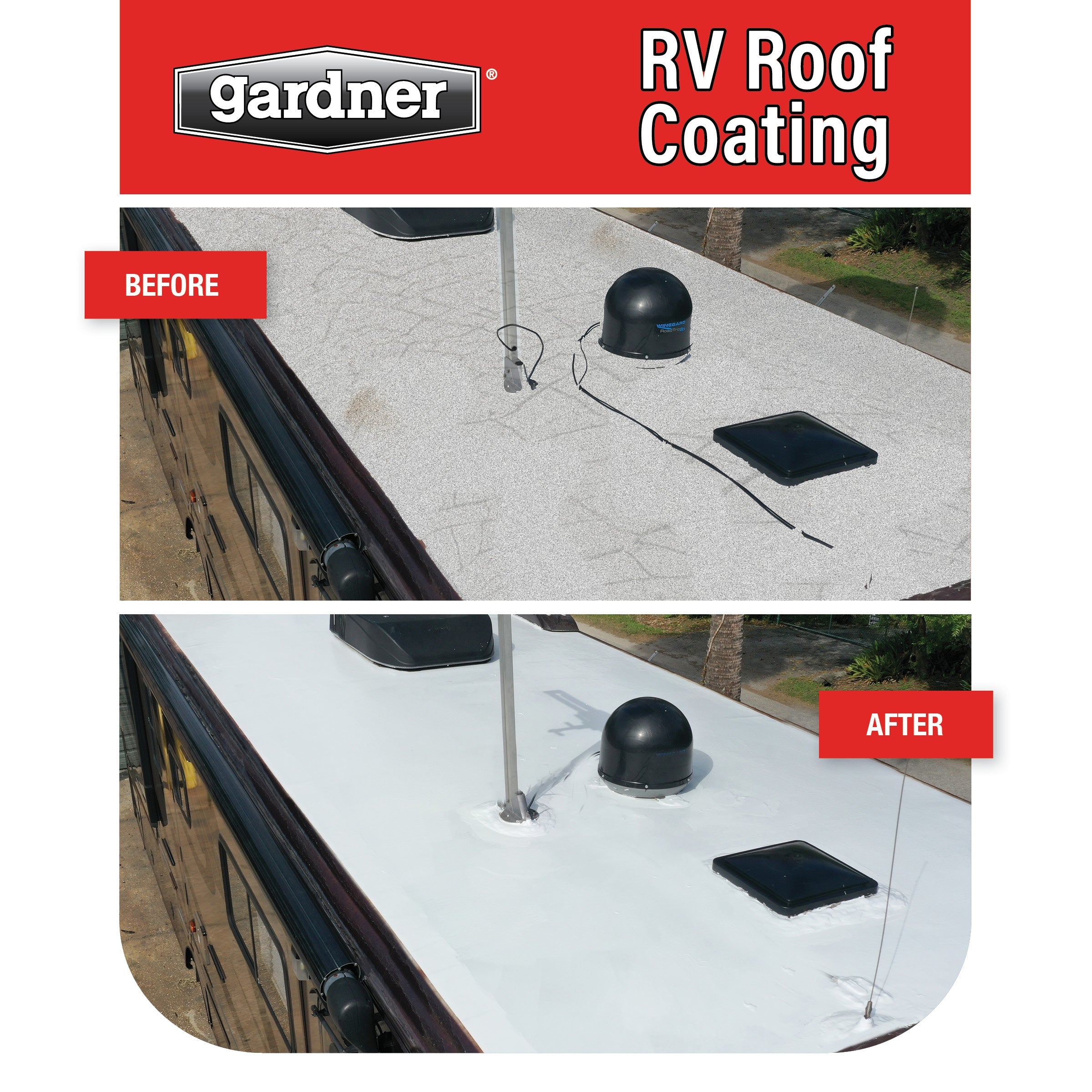 Gardner® 100% Silicone RV Roof Coating – Gardner-staging