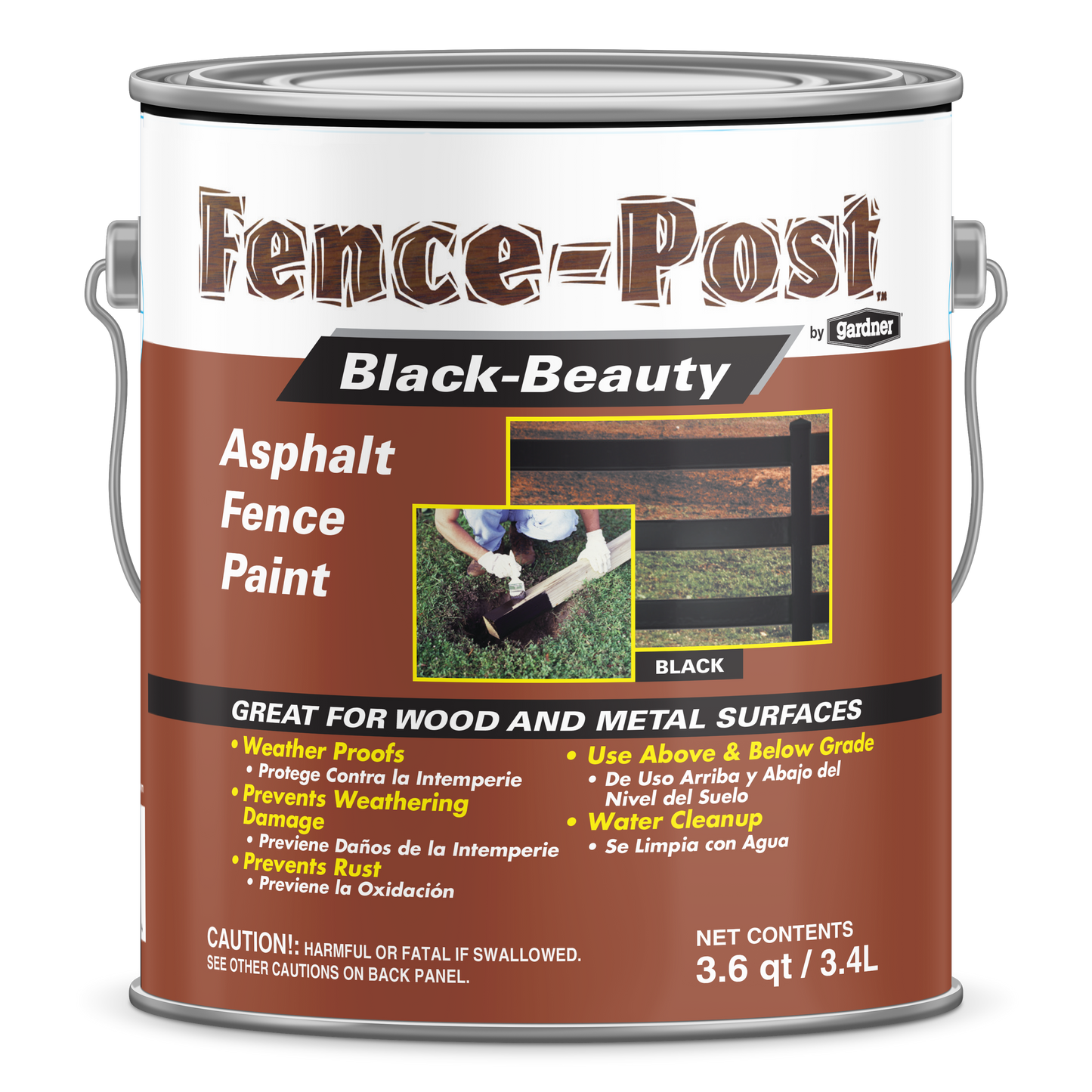 Gardner® Black Beauty Asphalt Fence Paint