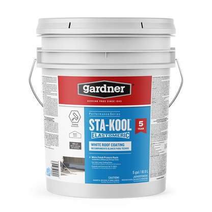 Gardner® Sta-Kool® 5YR White Elastomeric Coating