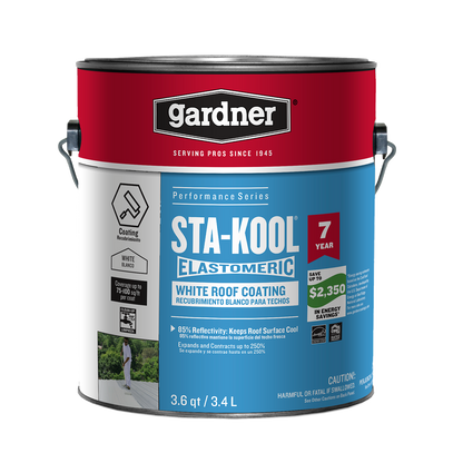 Gardner® Sta-Kool® 7YR White Elastomeric Coating