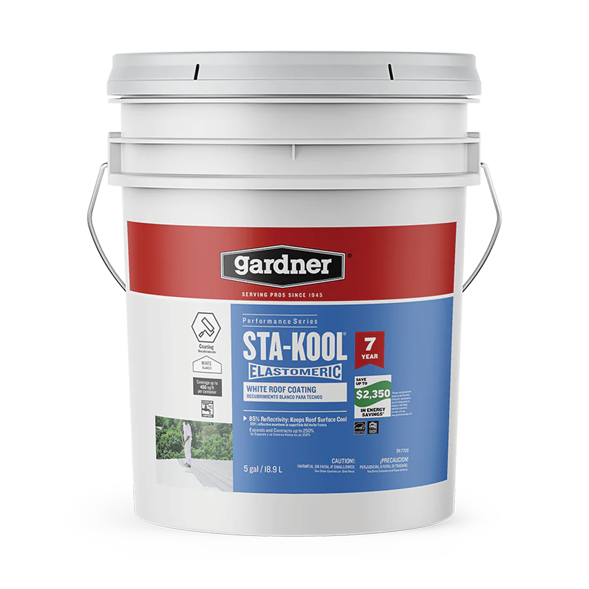 Gardner® Sta-Kool® 7YR White Elastomeric Coating