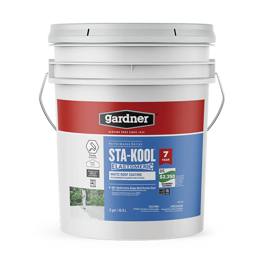 Gardner® Sta-Kool® 7YR White Elastomeric Coating