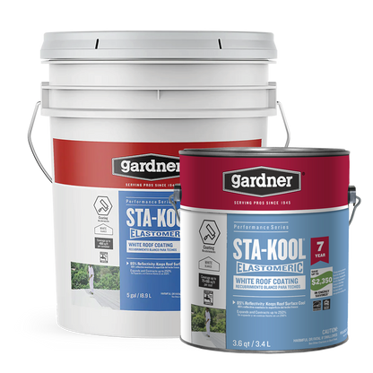 Gardner® Sta-Kool® 7YR White Elastomeric Coating