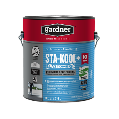 Gardner® Sta-Kool®+ 10YR Pro White Elastomeric Coating