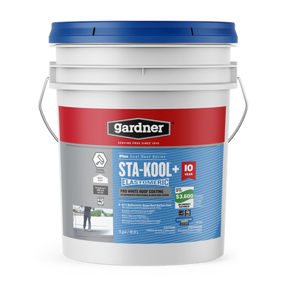 Gardner® Sta-Kool®+ 10YR Pro White Elastomeric Coating