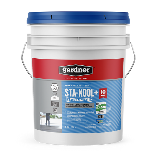 Gardner® Sta-Kool®+ 10YR Pro White Elastomeric Coating