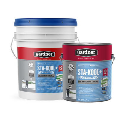 Gardner® Sta-Kool®+ 10YR Pro White Elastomeric Coating