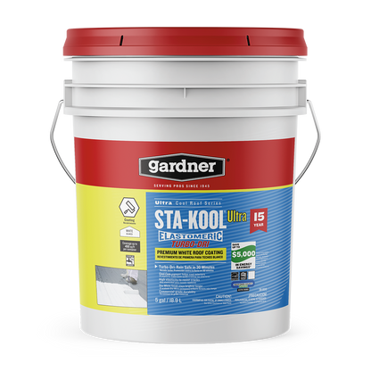 Gardner® Sta-Kool® 15YR Turbo-Dri Elastomeric Coating - SK-8015 Gardner® Sta-Kool® 15YR Turbo-Dri Elastomeric Coating - SK-8015