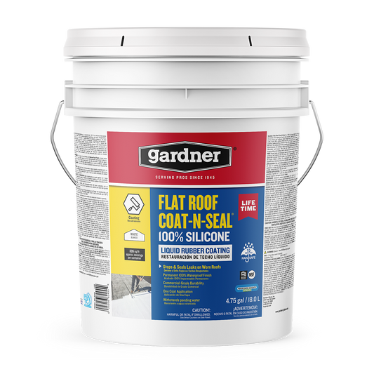 Gardner® 100% Silicone Flat Roof Coat-N-Seal - SK-8245