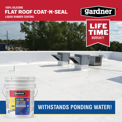 Gardner® 100% Silicone Flat Roof Coat-N-Seal - SK-8245